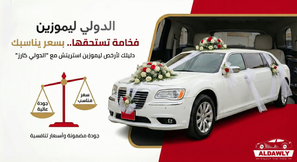 1- أقل سعر إيجار ليموزين استريتش