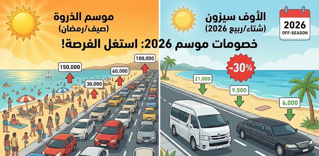 خصومات إيجار سيارات 2026-01