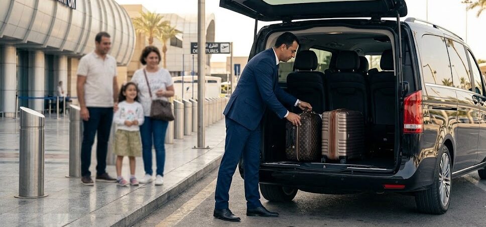 استقبال-وتوديع-مطار-القاهرة-ليموزين
