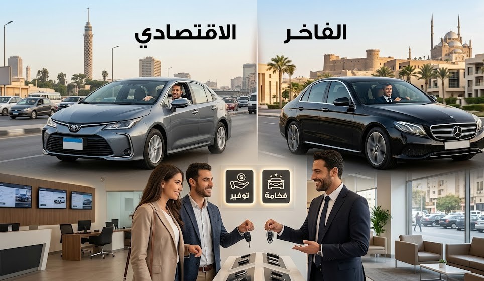 ليموزين إيجار سيارات بأنواعها المختلفة (اقتصادي وفاخر)