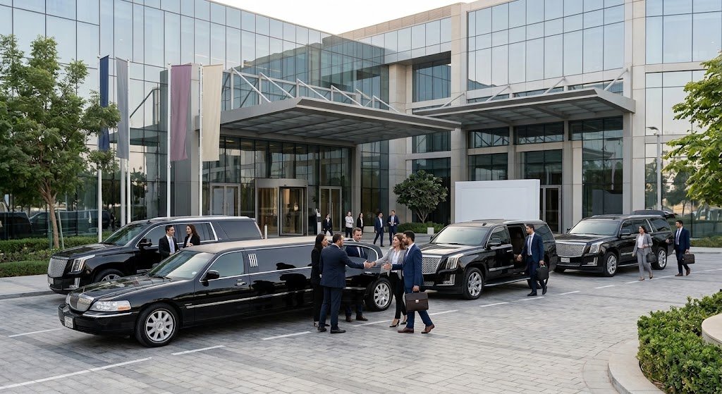 limousine-conferences-corporate-events-ليموزين-للمؤتمرات-وفعاليات-الشركات-1